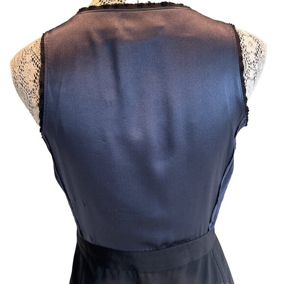 Banana Republic Size 4 Pencil Dress Length 36” silk &Wool- Poly Spandex ZIP - Picture 9 of 16